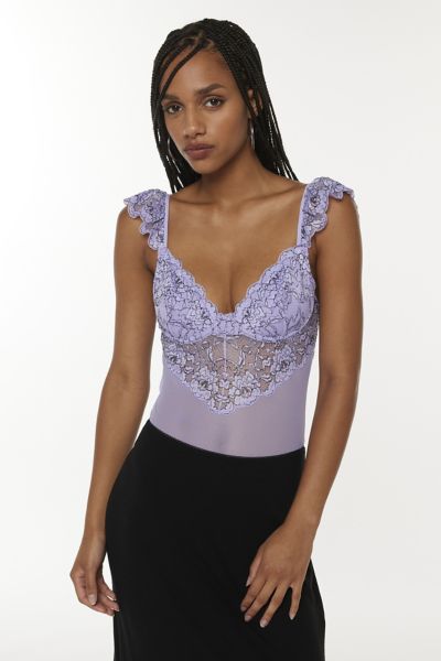 Mucci Bella Lace & Mesh Bodysuit