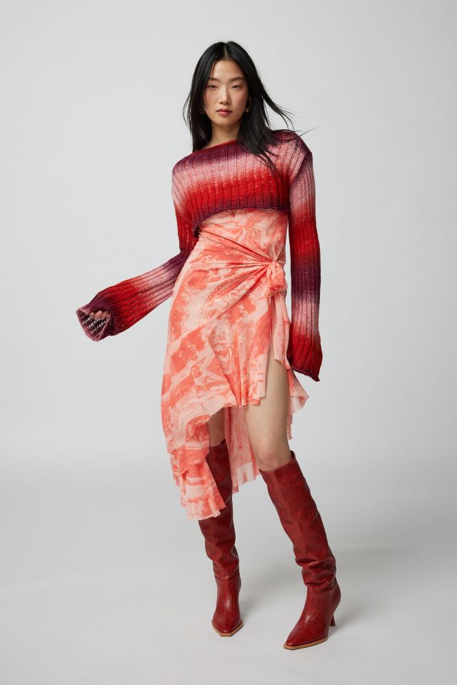 Robe Midi Asymétrique Imprimée UO Andy #1