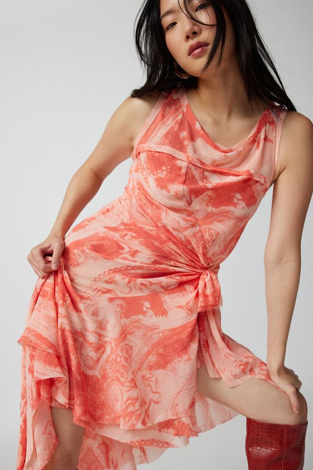 Robe Midi Asymétrique Imprimée UO Andy #2