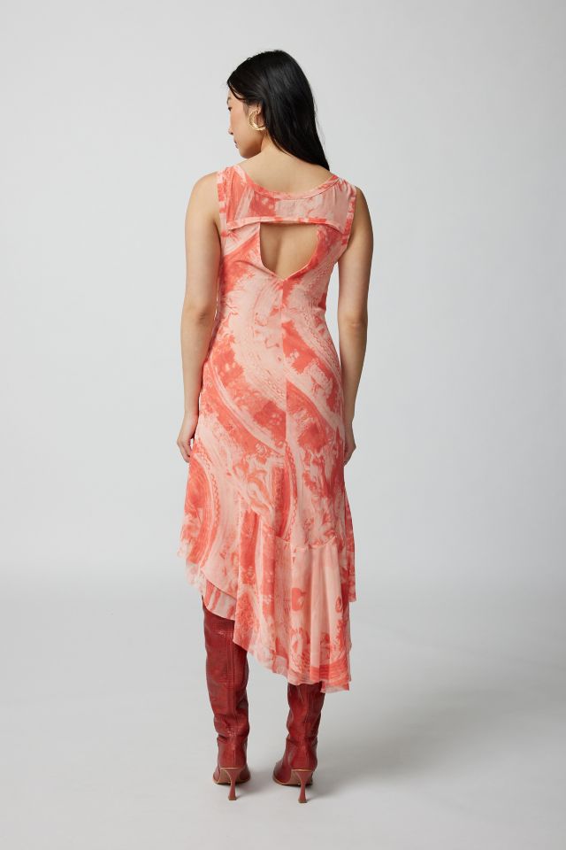 Robe Midi Asymétrique Imprimée UO Andy #4