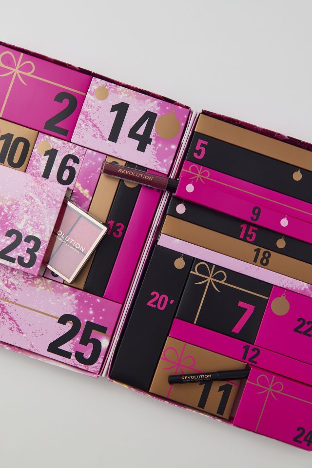 Revolution Beauty 25 Days Of Glam Advent Calendar Urban Outfitters