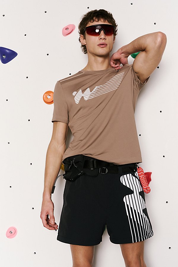 Without Walls Tech Tee In Taupe, Men's At Urban Outfitters In Green