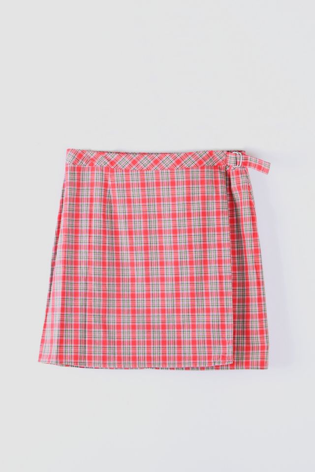 Plaid mini hotsell skirt size 10