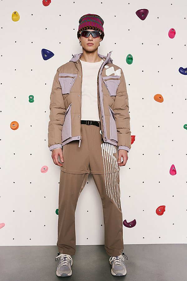 Without Walls Convertible Wind Pant In Taupe At Urban Outfitters