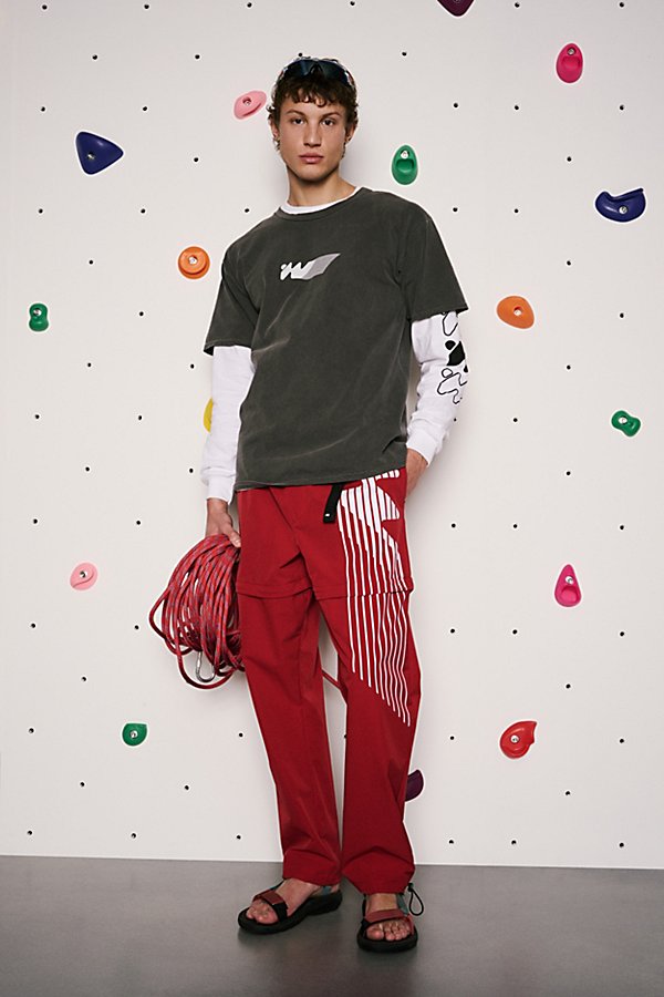 Without Walls Convertible Wind Pant In Red At Urban Outfitters