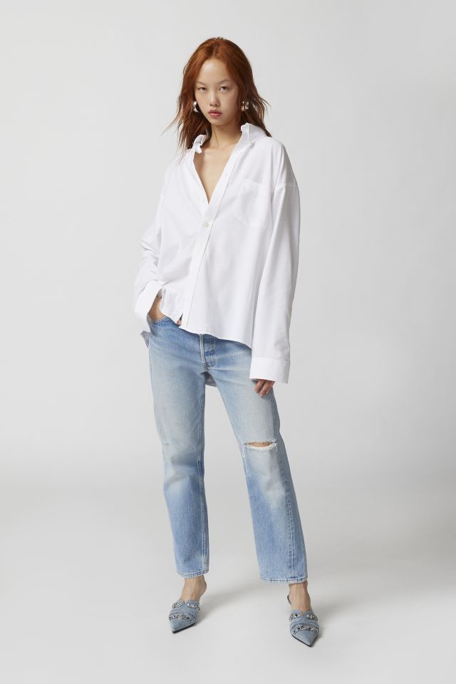 Urban Renewal Remade Patchwork Back Button-Down Shirt #5