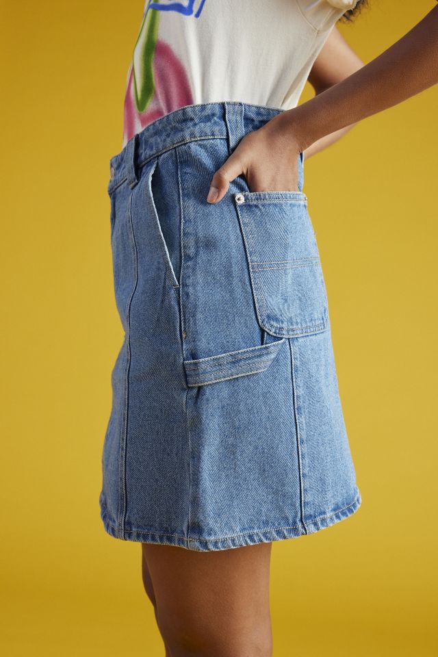 Mini Jupe Charpentier en Denim Reconstruit OBEY #2