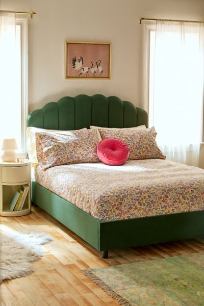 Urban Outfitters Claire Bed In Dark Green