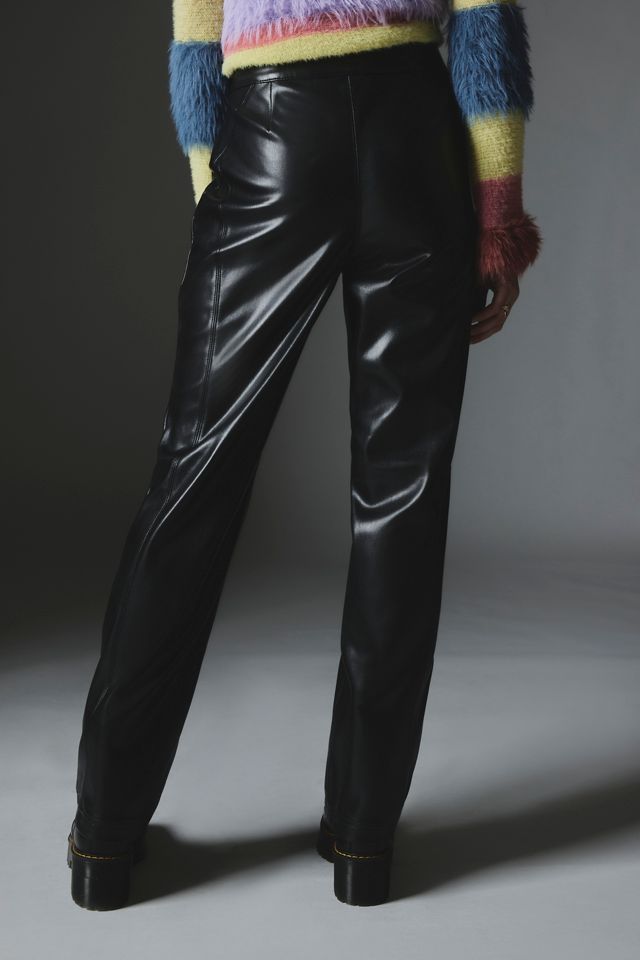 Silence + Noise Sydney Faux Leather Moto Pant #5