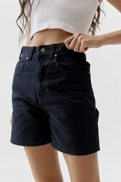 Dickies Canvas Utility Short In Black, Women's At Urban Outfitters