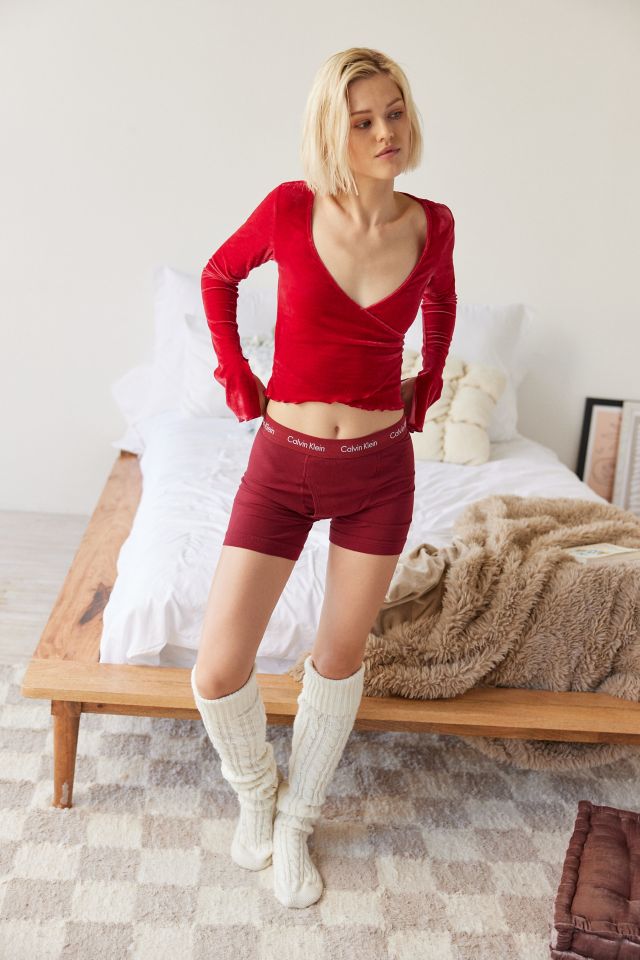 Out From Under Lila Velvet Long Sleeve Top #1