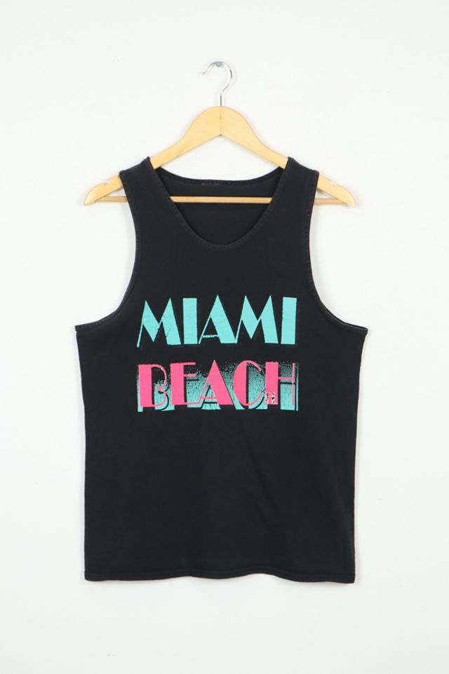 Vintage Miami Beach Tank Top Urban Outfitters 1465