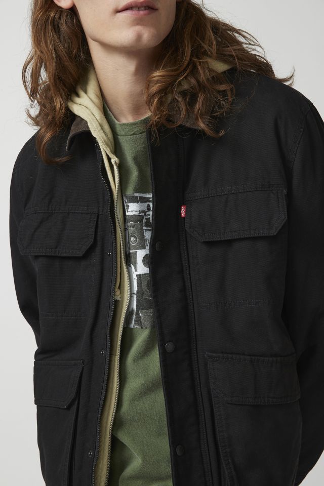 Levi's Levi's(r) Four-pocket Utility Jacket (army) Women's Coat in