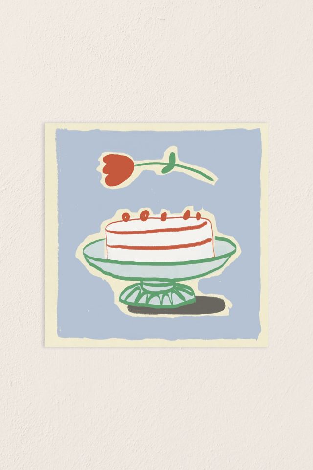 hiabbyhi Birthday Cake Art Print #1