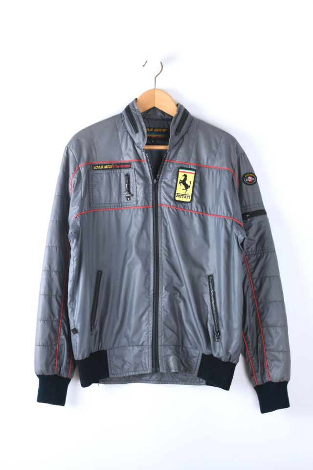 Vintage 90s Style Auto Ferrari Racing Jacket