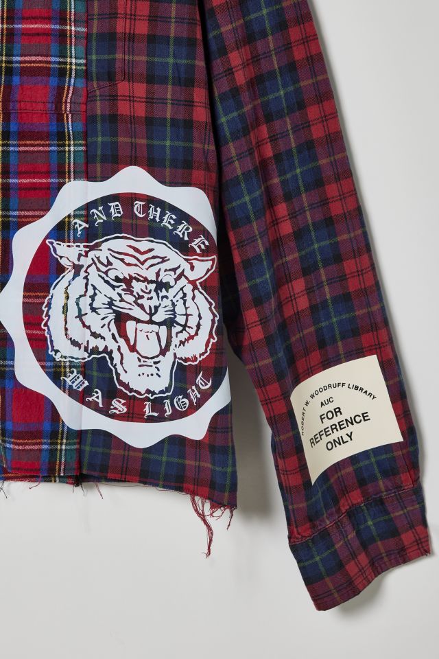 UO Summer Class ’22 Urban Renewal Remade Morehouse College Flannel Shirt #4
