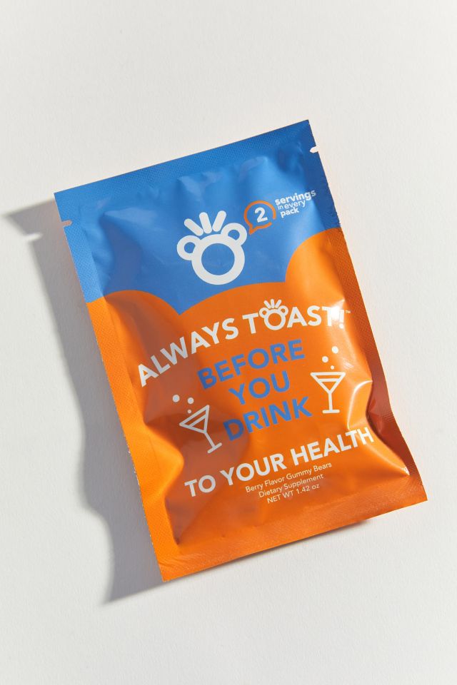 Toast! Before You Drink Gummy Bear Supplement 2-Pack #1