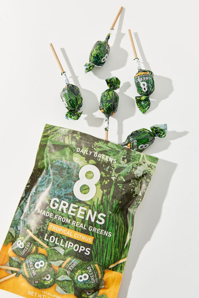 8Greens Gummies Made From Real Greens 60-Day Supply & 2 Lollipops