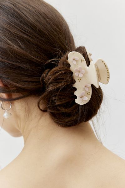 Emi Jay Sweetheart Claw Clip In Ivory