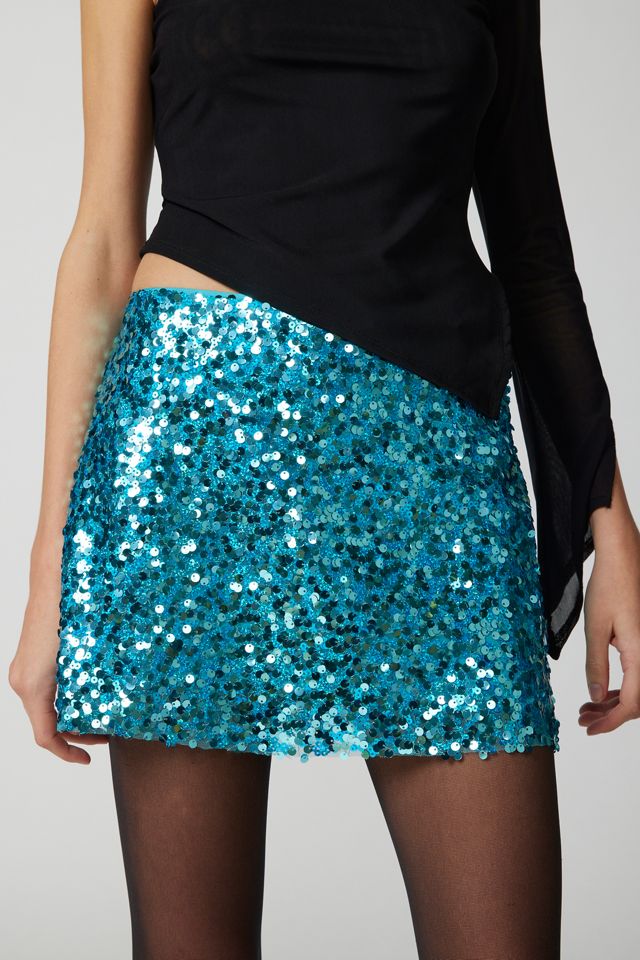 UO Lulu Sequin Mini Skirt | Urban Outfitters