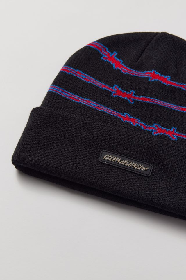 Corduroy Barbed Wire Beanie #1