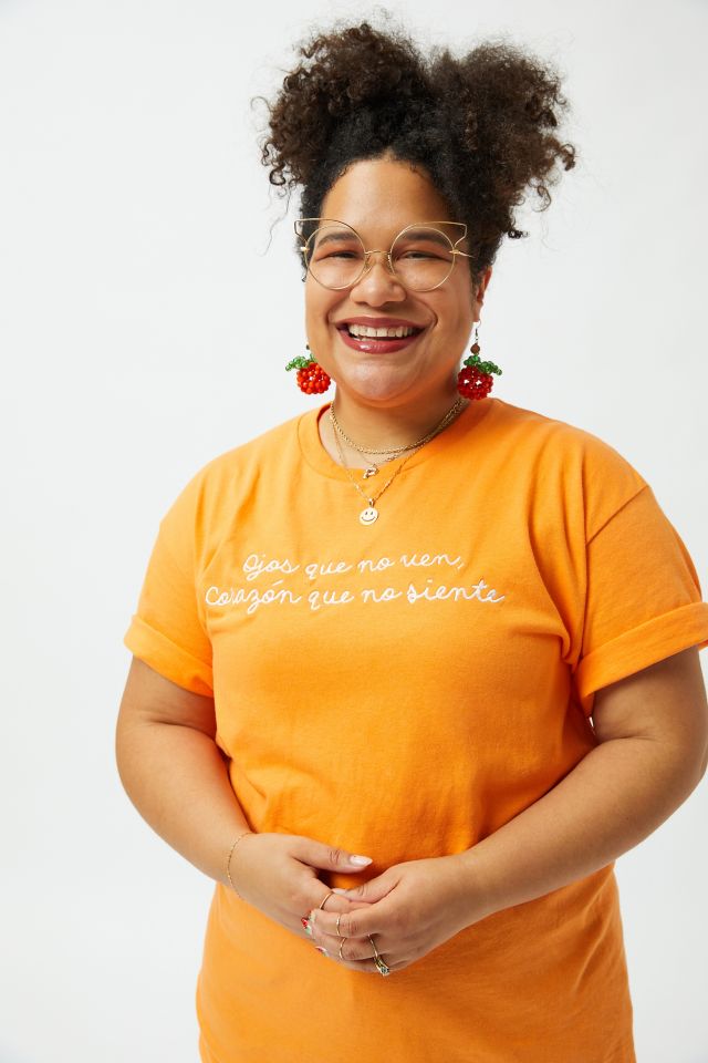 Chef Paola Velez UO Exclusive Corazon Embroidered Tee #1