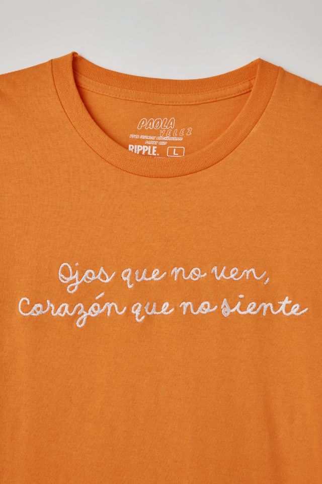 Chef Paola Velez UO Exclusive Corazon Embroidered Tee #3