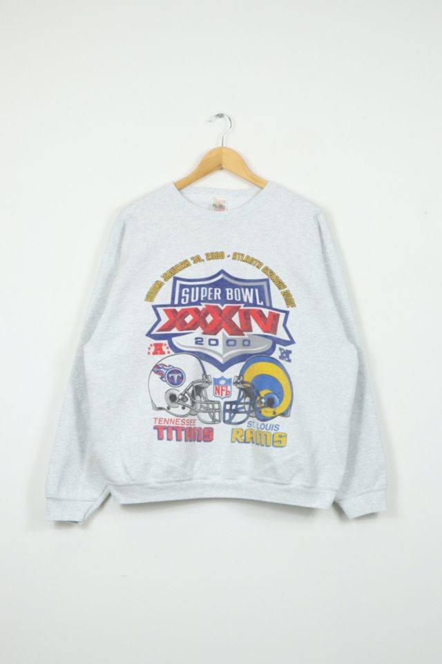 Vintage Super Bowl XXXIV Sweatshirt, Saint Louis Rams