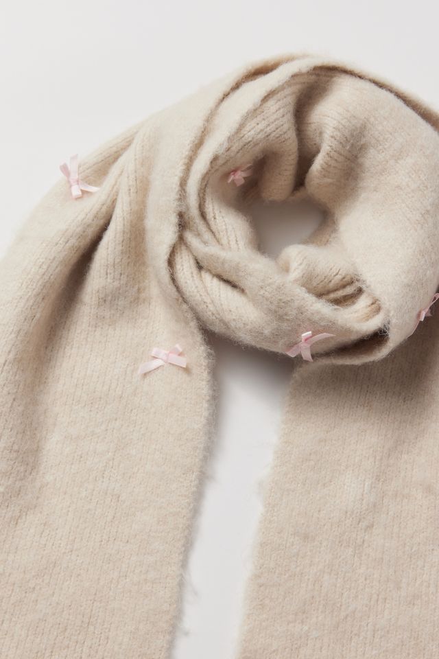 UO Eve Bow Brushed Scarf #3