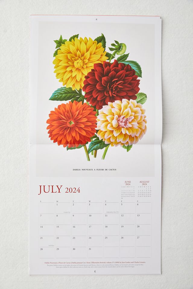 New York Botanical Garden 2024 Wall Calendar | Urban Outfitters