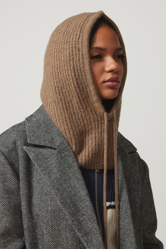 Zara wool blend online hood