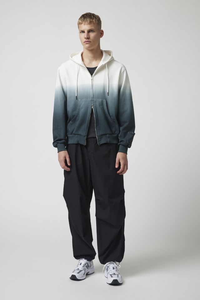 BOBBLEHAUS UO Exclusive Recycled Cotton Ombre Full Zip Hoodie Sweatshirt #3