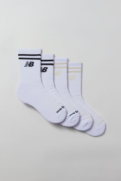 New Balance Crew Sock 2-pack In White, Women's At Urban Outfitters