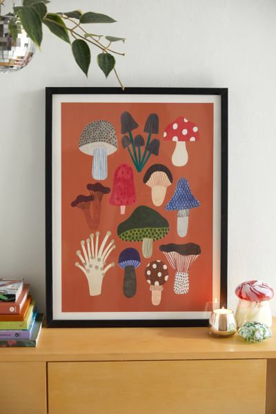 Daria Solak Shrooms Art Print | Urban Outfitters