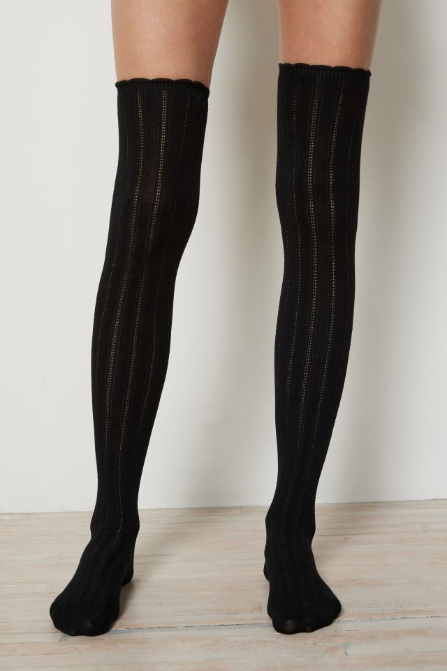 Pointelle Over-The-Knee Sock #1