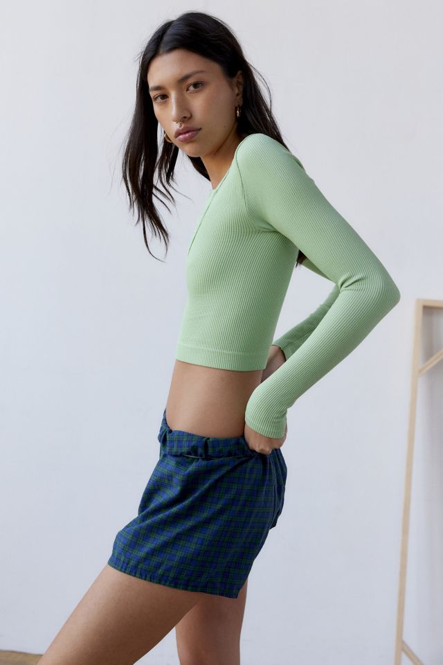 Out From Under Claudia Seamless Henley Top #1