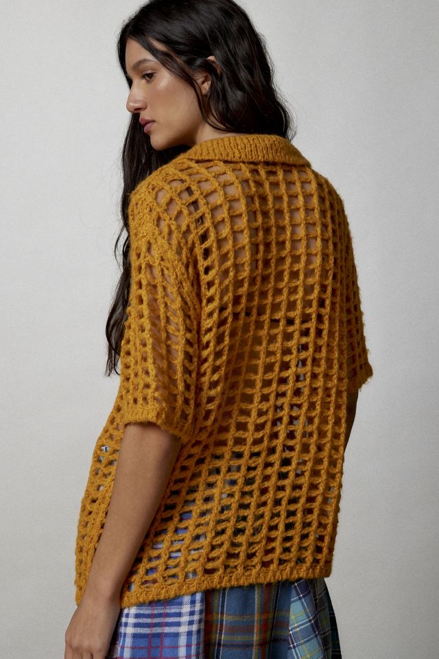 Chandail Polo BDG Osaka à Maille Ouverte #3