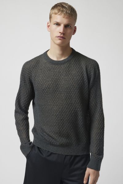 Standard Cloth Sheer Crew Neck Sweater