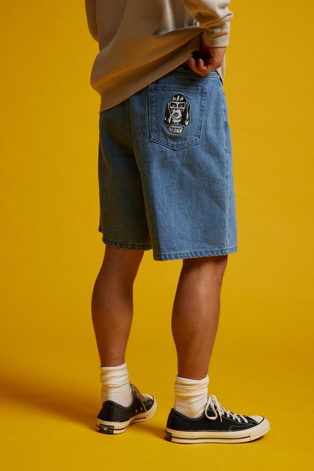 ハーフ・ショートパンツ OBEY SS25 BAGGY DENIM SHORT (172100090 LIN) BIGWIG BAGGY DENIM SHORT – OBEY CLOTHING JP