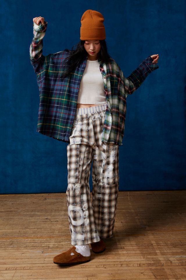 BDG Mae Flannel Graphic Pant | Urban Outfitters