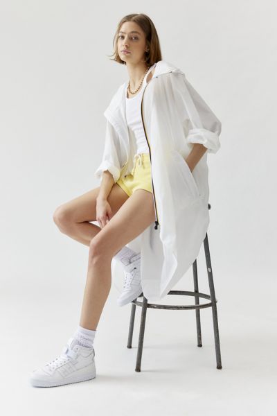 K-WAY LE VRAI RENNES 3.0 PONCHO RAIN JACKET IN WHITE AT URBAN OUTFITTERS 