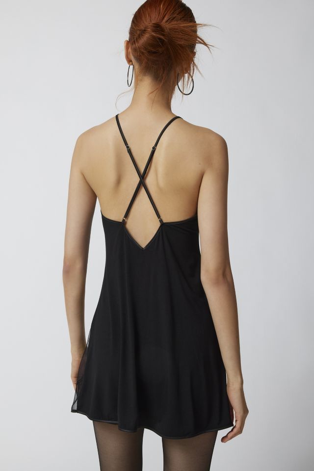 Thistle & Spire Medusa Embroidered Slip Dress