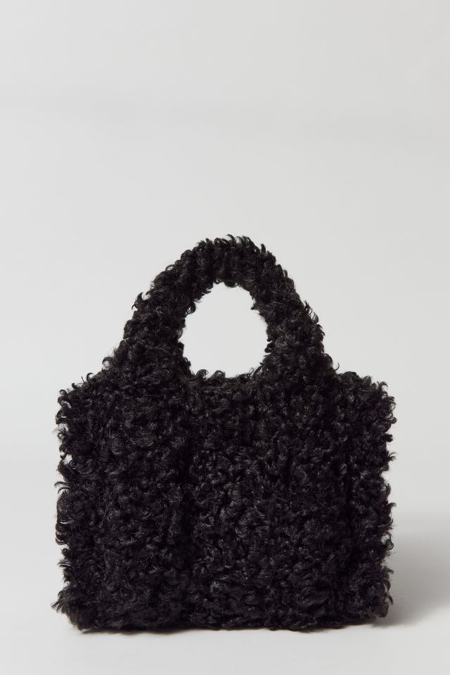 BDG Serena Teddy Fleece Mini Tote Bag #3