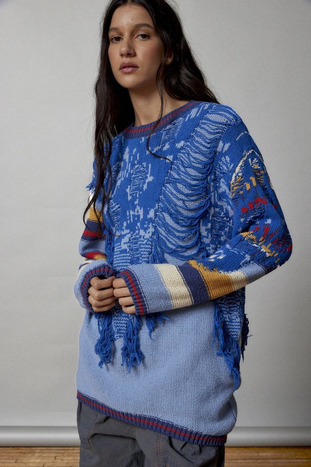 BDG Marlon Spliced Pullover Sweater #3