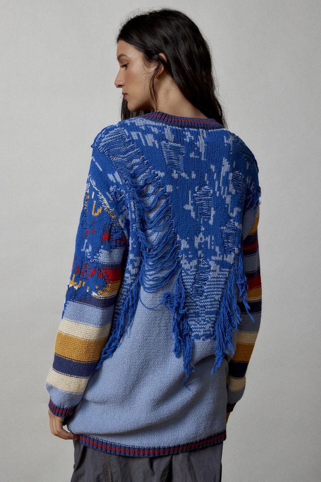 BDG Marlon Spliced Pullover Sweater #4