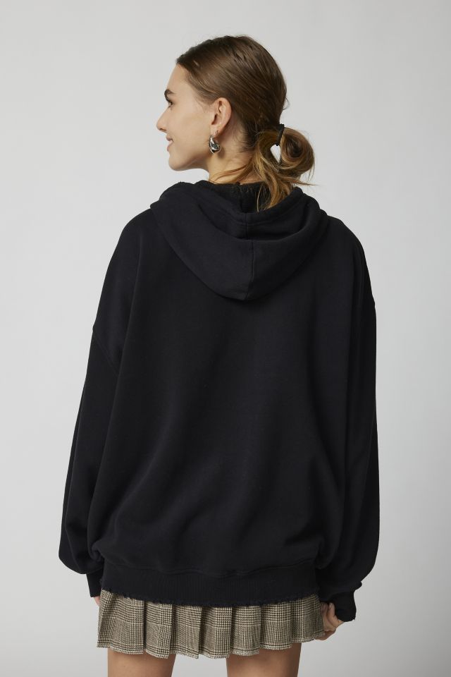 Oversized zip up discount hoodie urban outfitters