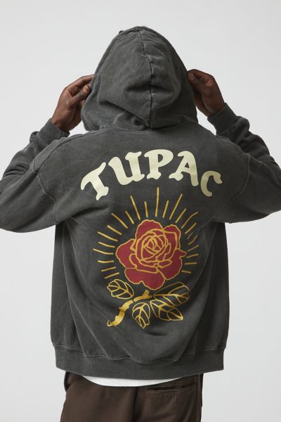 Tupac zip 2024 up hoodie