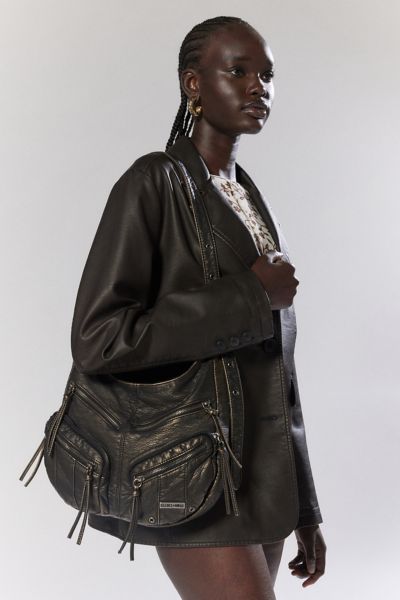 Bdg Utility Washed Shoulder Bag In Black, Women's At Urban Outfitters