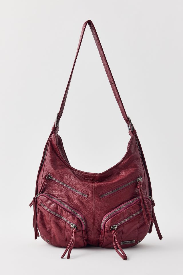 Sac à bandoulière utilitaire zippé délavé Silence + Noise #1