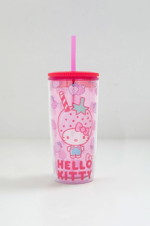 Sanrio Clear Tumbler Hello Kitty